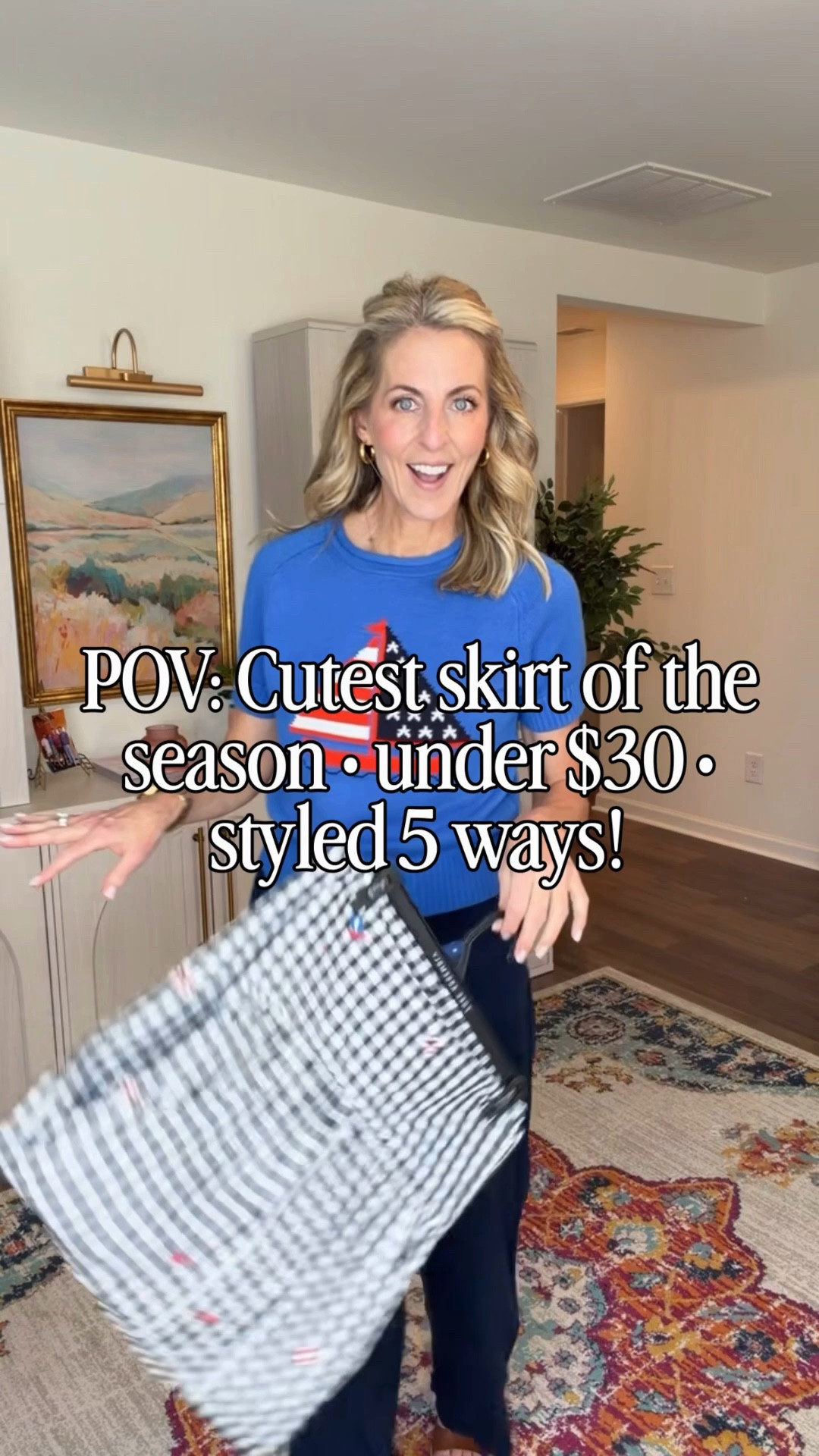 Walmart new arrival and already a favorite. This under $30 skirt styled five different ways… and every top is under $30 too. The styling possibilities are endless — grab it before it sells out. Comment WALMART and I’ll send links.

Walmart fashion, Walmart, spring style, Walmart, new arrivals, spring, new arrivals, spring styles, spring skirt, Mother’s Day, multiple styles, affordable fashion  
