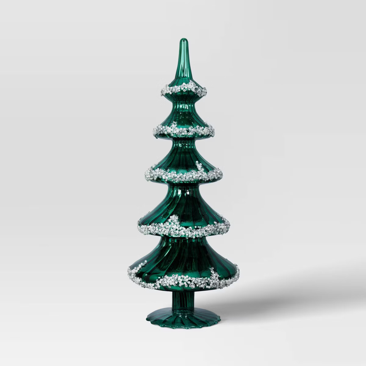 14.75" Christmas Glass Tree Green - Wondershop™ | Target