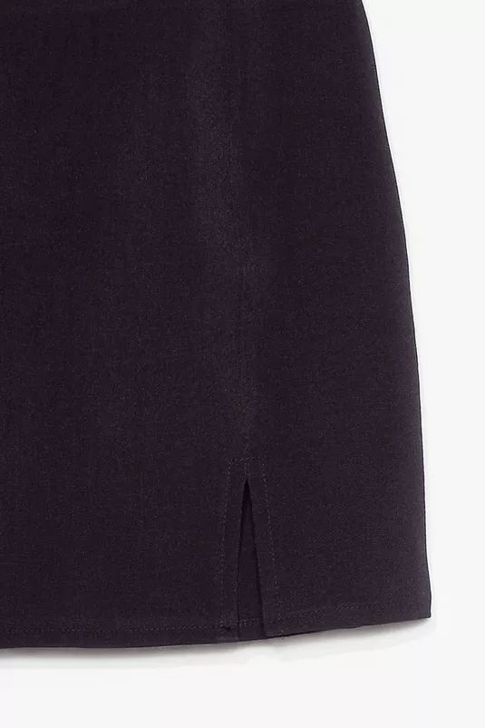 Double Slit High Waisted Woven Mini Skirt | Nasty Gal (US)