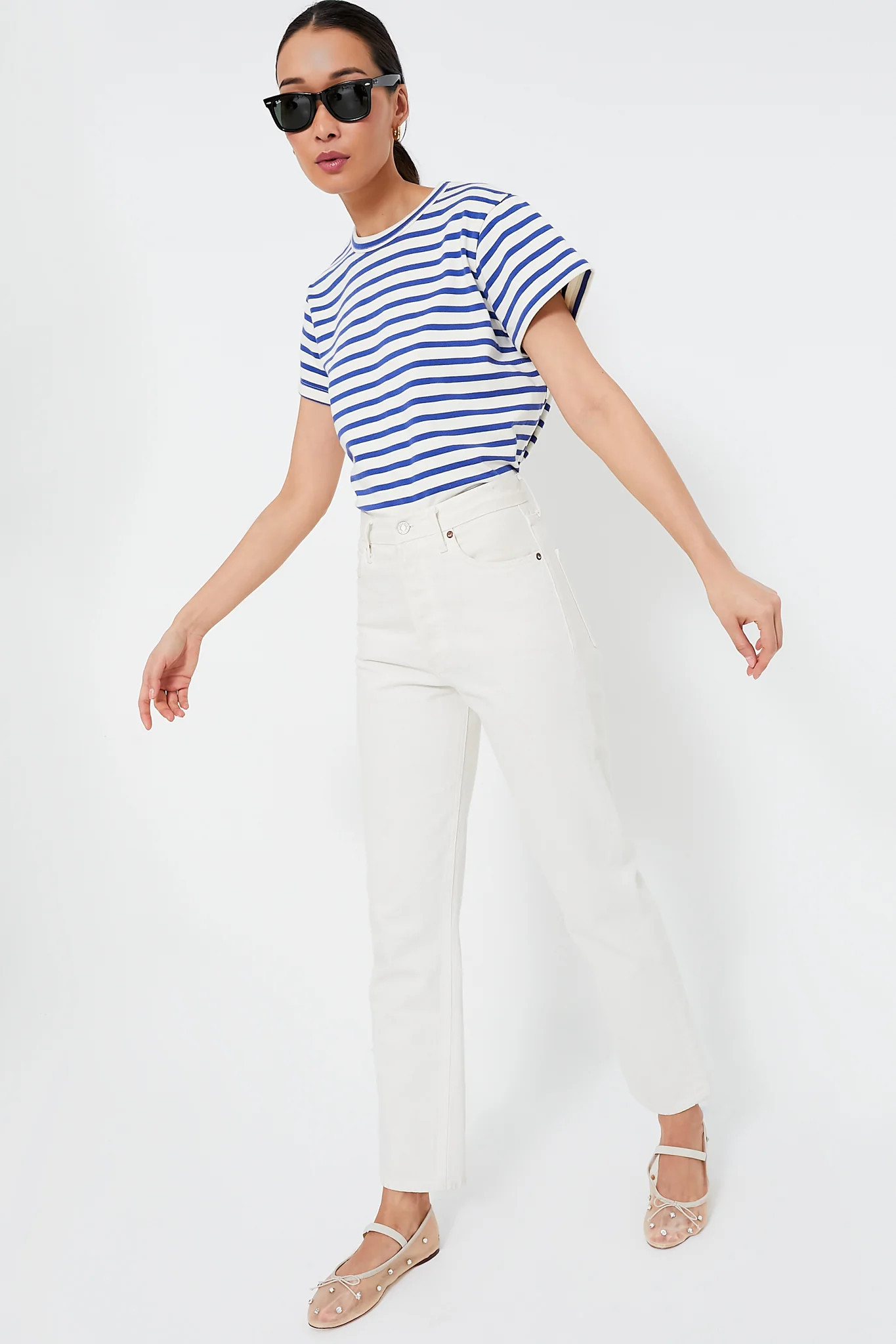 Blue Stripe Parker Classic Tee | Tuckernuck (US)