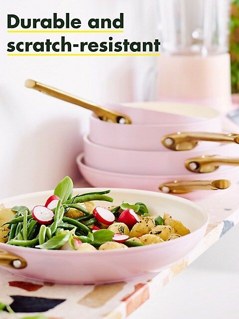 GreenPan


Reserve Blush 10-Piece Ceramic Non-Stick Cookware Set



5 out of 5 Customer Rating


... | Saks Fifth Avenue