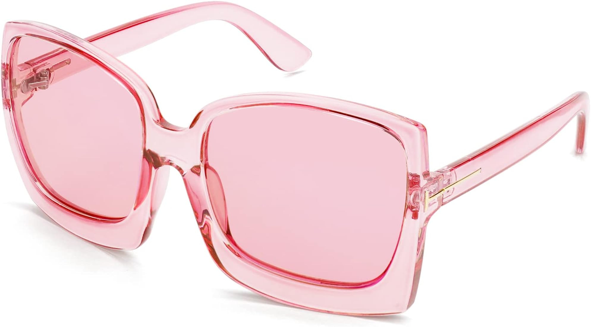 Karsaer Retro Square Round Oversized Women Sunglasses Large Frame Vintage Women Shades K7075 | Amazon (US)