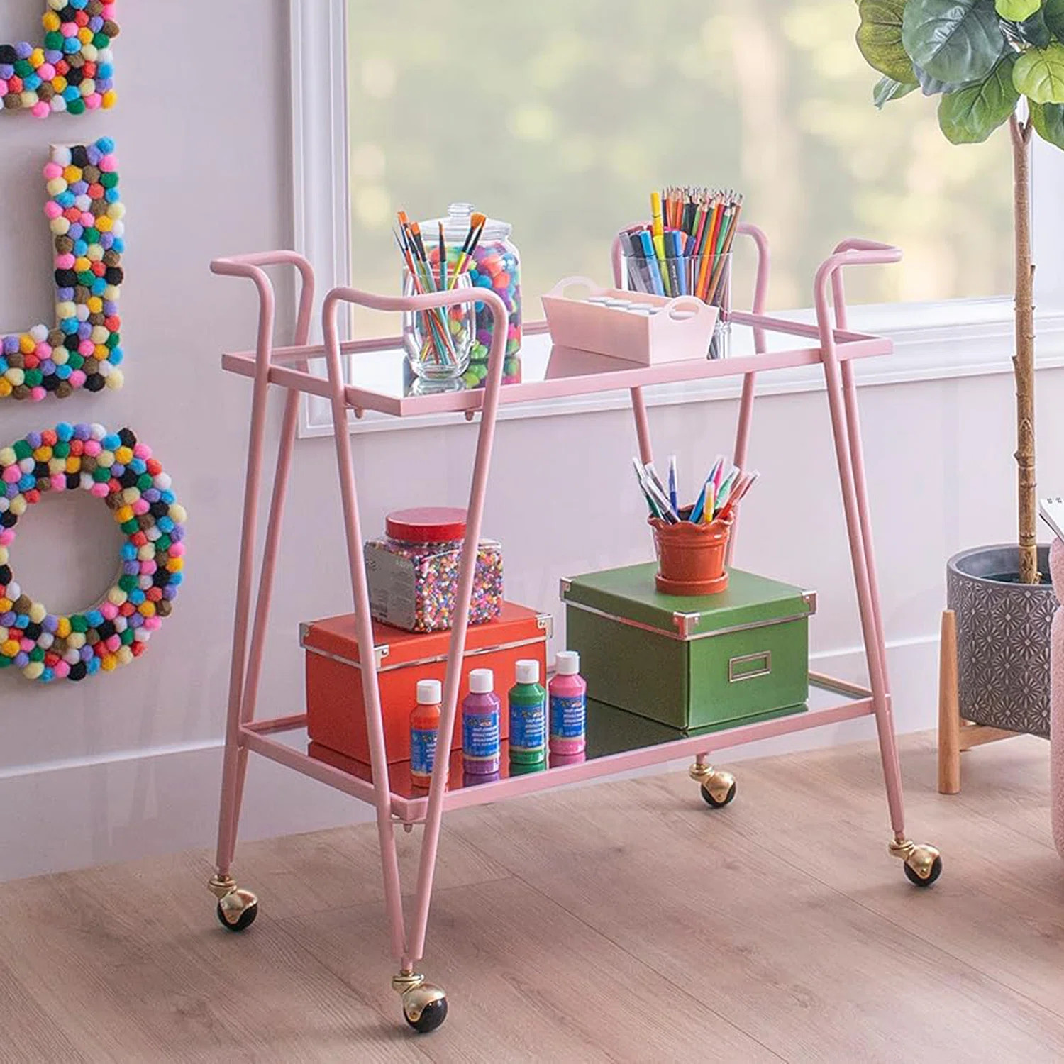 Larone Metal Bar Cart | Wayfair North America