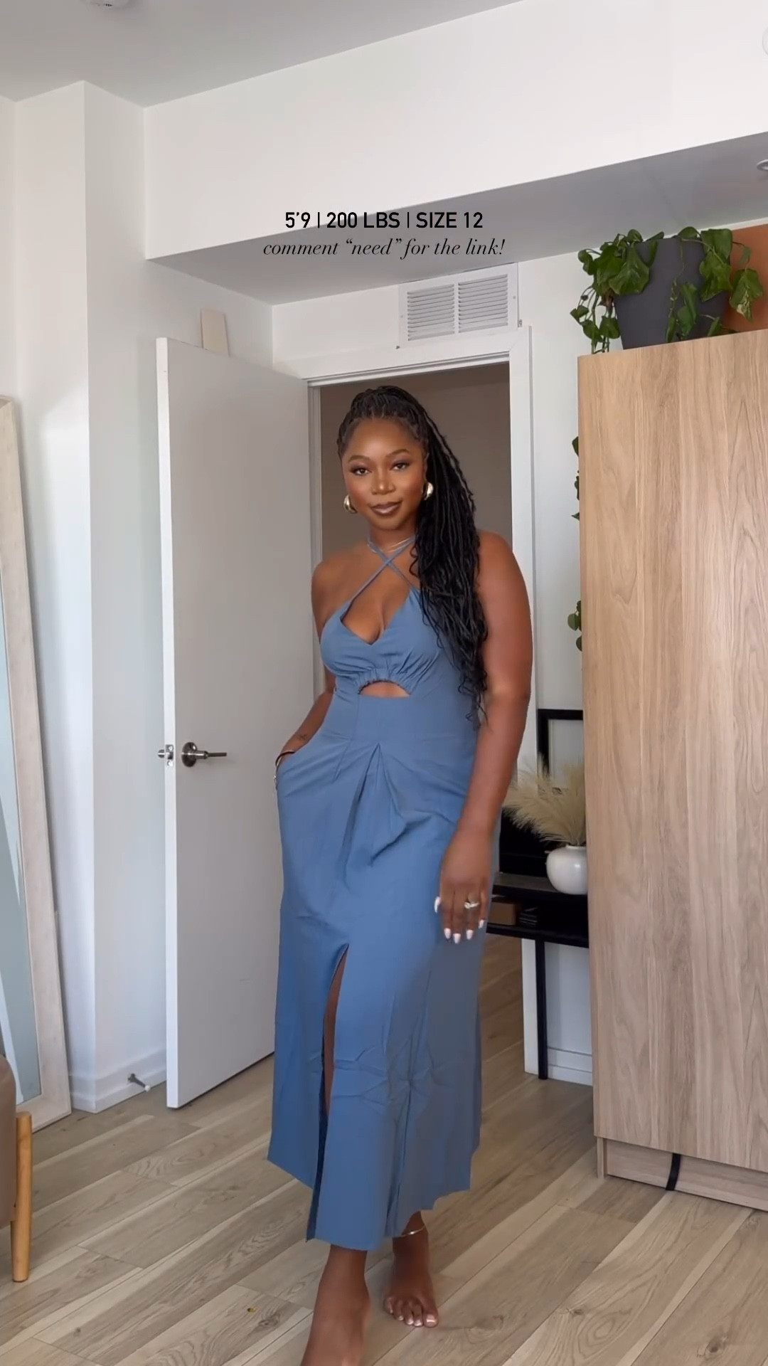 Let’s ignore that it needs to be ironed 😭 I was too excited once it got delivered!! 🗣️🗣️Love the quality and length on this one. Adjustable straps, pockets, and the silhouette is 🥹😍 I may have to grab her in another color! Another one successfully added to the dress wardrobe!! ✨  

#LTKtravel #LTKstyletip #LTKfindsunder50