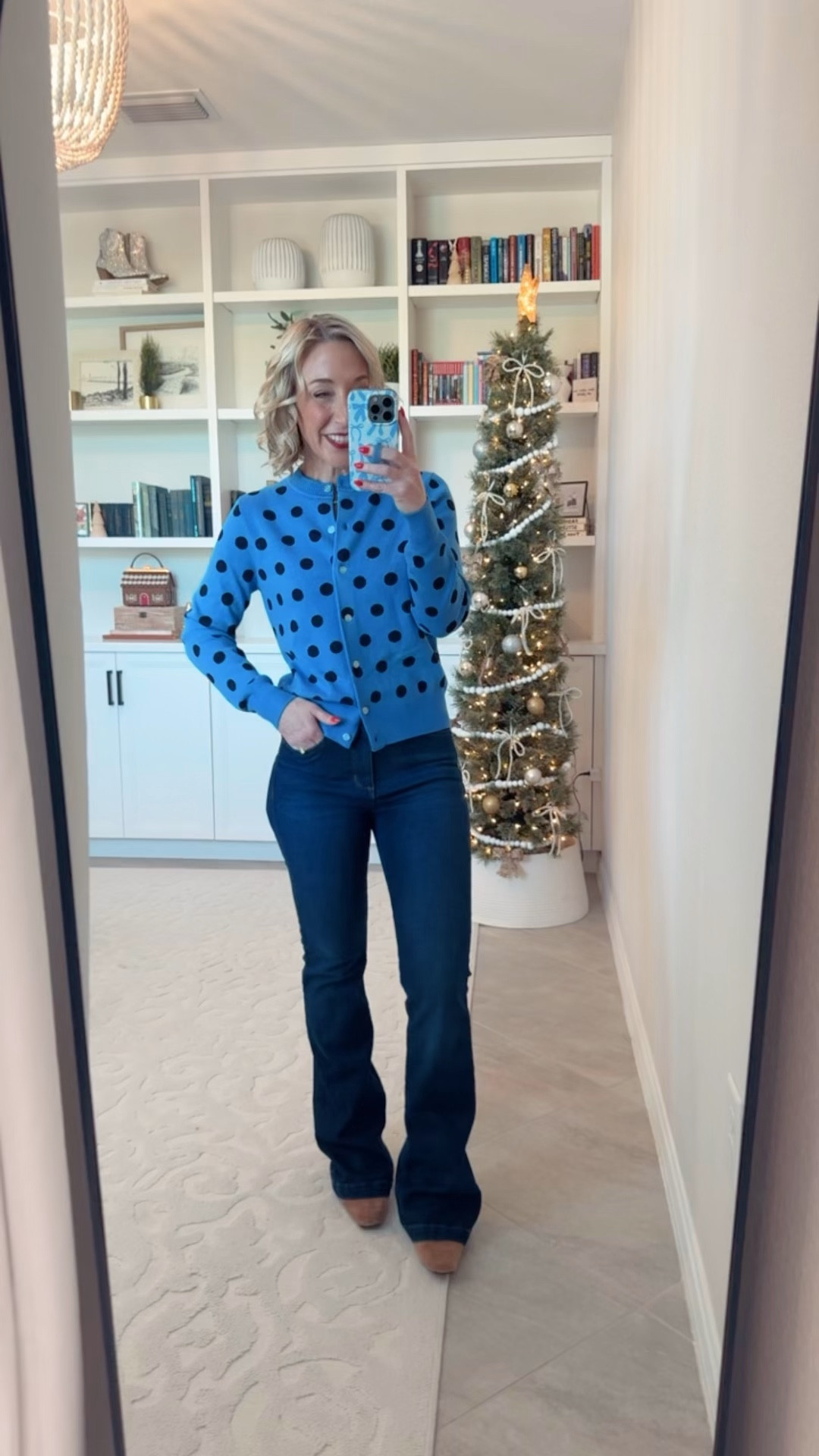 Walmart - new arrivals * Flare High Rise Jeans - size 2 (could have done a 0). $25. 1. Cozy Yarn Cardigan Sweater w/ Long Sleeves - size XS. $22. 2 colors. 

 

#LTKFindsUnder50 #LTKOver40 #LTKSeasonal