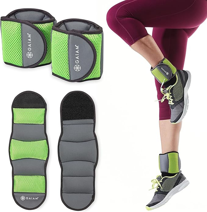 Gaiam Wrist and Ankle Weights, Wearable Bracelet to Strengthen, Tone & Sculpt, Adjustable Ankle W... | Amazon (US)