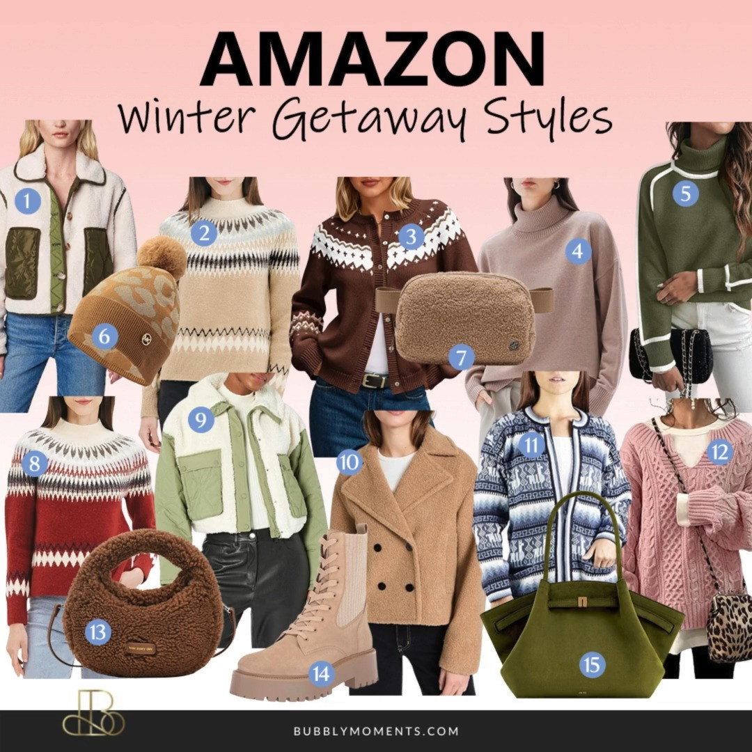 Winter getaway ready ❄️🤍 Sharing my favourite women’s winter getaway styles that are perfect for travel, layering, and staying cosy while looking stylish. These Amazon finds are easy to wear, easy to pack, and great for cold-weather trips like city breaks, cabin stays, or winter holidays. Think warm knits, chic coats, comfy boots, and simple accessories you can mix and match for multiple outfits. These pieces are perfect for sightseeing, casual days, and relaxed evenings away. If you love effortless winter outfits that feel cosy but still look put together, this edit is for you. Save this post for travel inspiration and tap to shop all my winter getaway favourites in one place ✈️✨
#LTKSeasonal #LTKFindsUnder100 #LTKFindsUnder50 #WinterGetaway #WinterStyle #AmazonFinds #WinterOutfits #TravelStyle #ColdWeatherStyle #CozyOutfits #WinterFashion #TravelOutfits #LayeringLooks #ChicWinter #HolidayStyle #WinterEssentials 

 