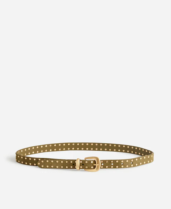 Flat Studded Western Belt | Madewell