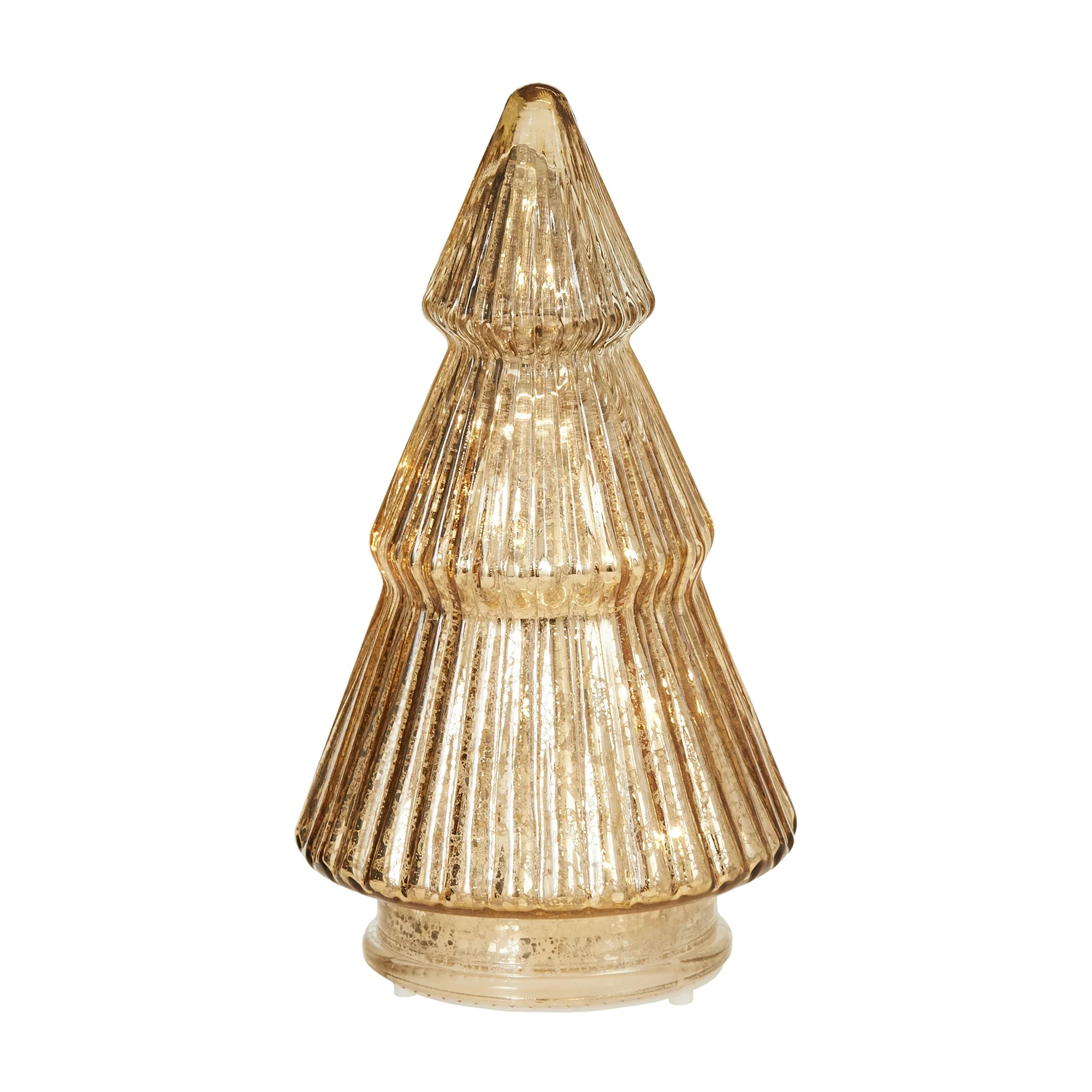 Fraiche Light Up Glass Gold Tree Decoration | Walmart (CA)