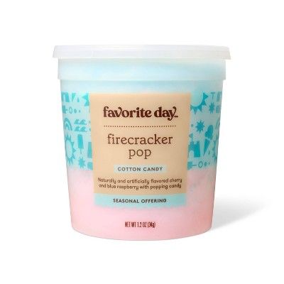Firecracker Pop Cotton Candy Tub - Favorite Day™ | Target