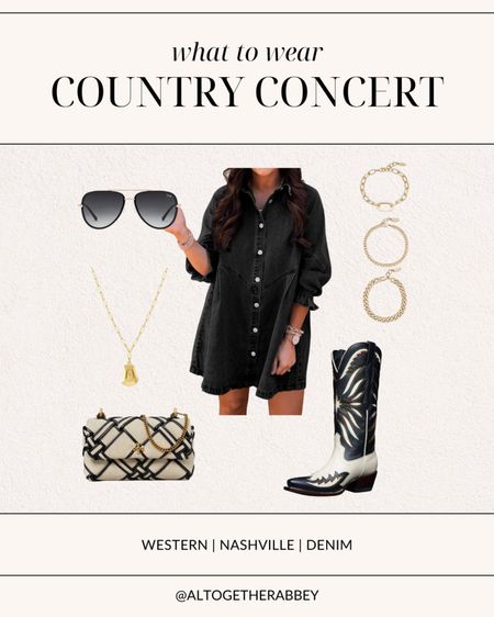 Country Concert Outfit Inspo perfect for your trip to Nashville or Summer Concert! 🤠

CMA Fest Outfit || Nashville Outfits || Country music festival || coastal cowgirl style inspo || Summer outfit inspo || denim utility romper || denim dress || western boots || cowgirl boots || summer outfits || 

#LTKStyleTip #LTKSeasonal #LTKFestival