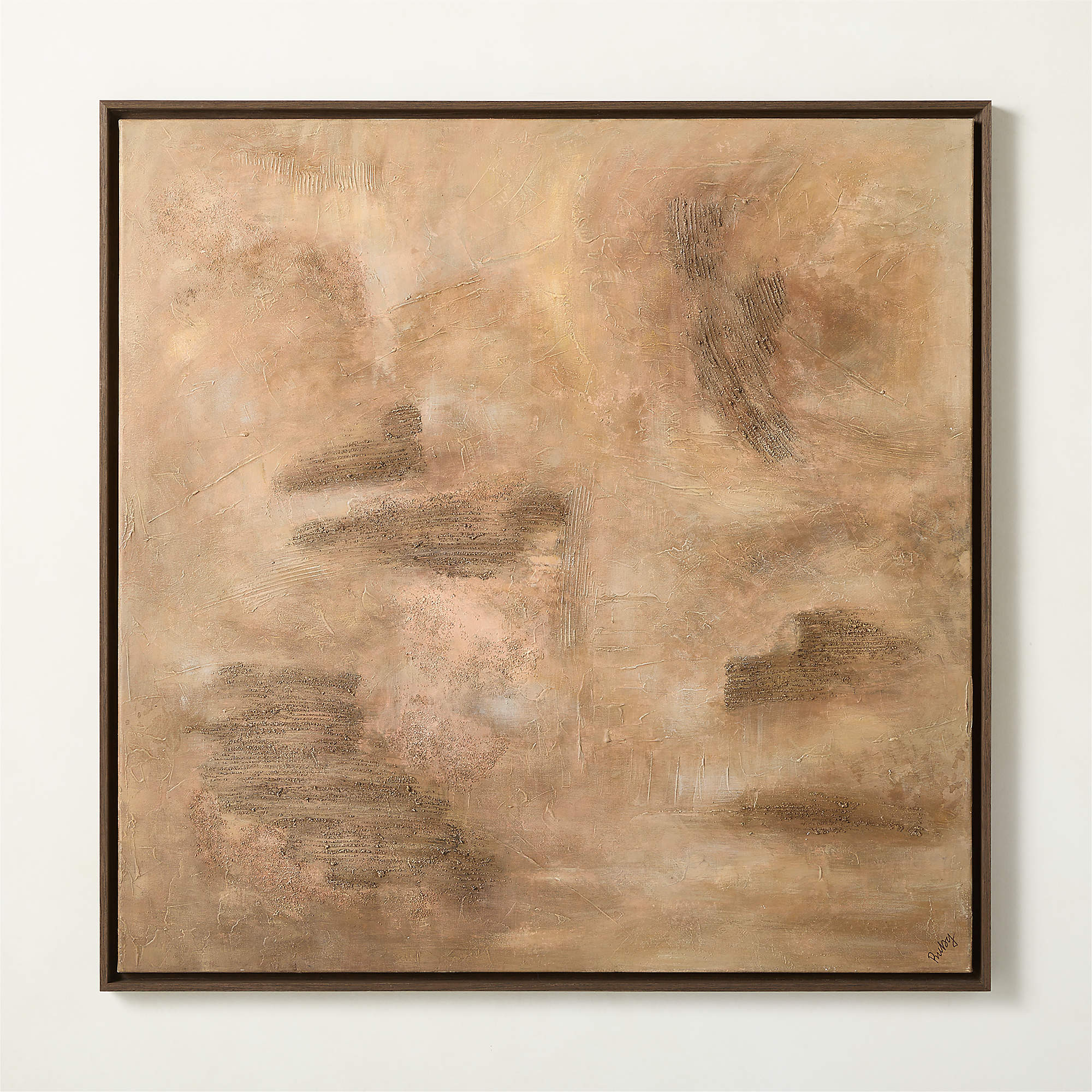 'Canyon' Framed Wall Art 45"x45" | CB2 | CB2