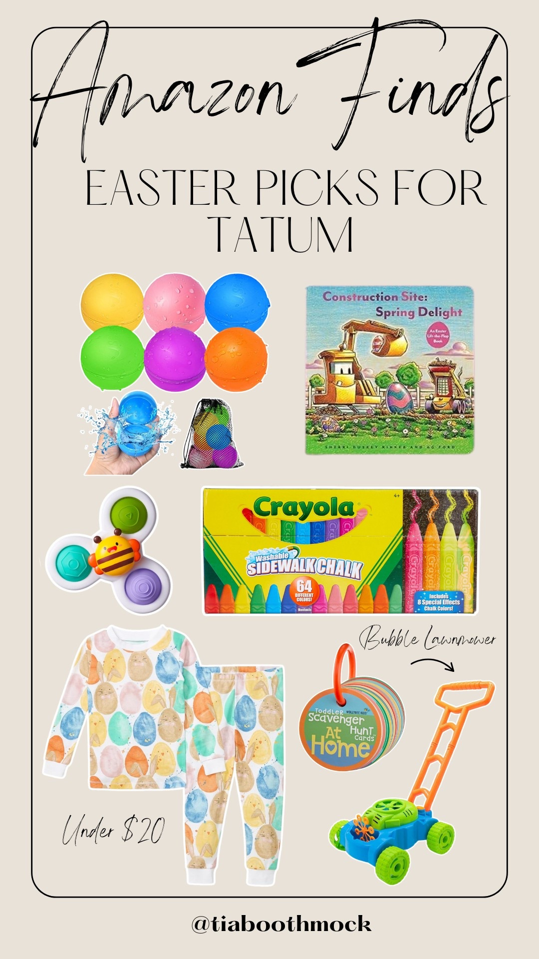 @Amazon Easter basket finds for toddlers! Tatum is going to love all of these outdoor toys and activities! #Easter2025 #amazonpartner 

#LTKSeasonal #LTKKids #LTKBaby