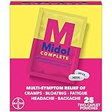 Midol Complete Caplets with Acetaminophen for Menstrual Symptom Relief - 50 Count (25 Pouches of ... | Amazon (US)