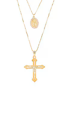 The M Jewelers NY Crucifix Medal Layering Set in Gold from Revolve.com | Revolve Clothing (Global)