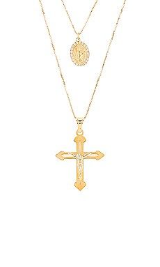 The M Jewelers NY Crucifix Medal Layering Set in Gold from Revolve.com | Revolve Clothing (Global)