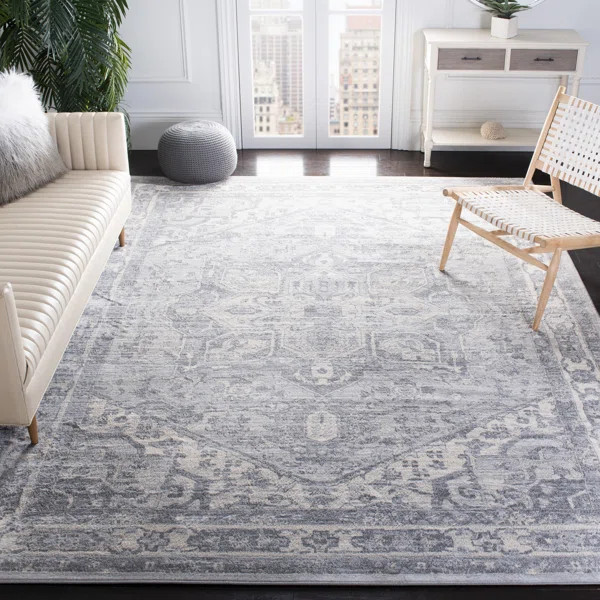 Llana Cream/Gray Rug | Wayfair North America