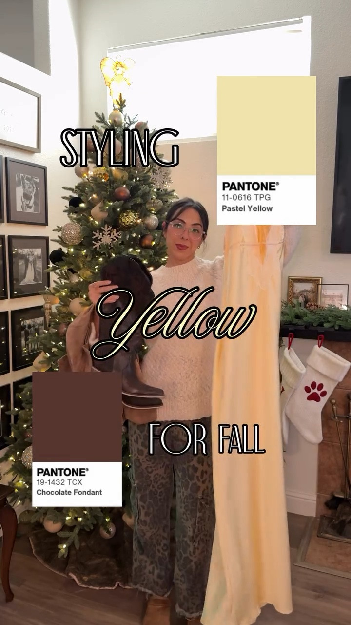 Ever since our trip to Texas, I’ve been fully in my western wear era 🤠

And yellow—my forever favorite color—feels so bright and summery that I rarely see it styled for fall. But lately Pinterest has been saying butter yellow + espresso brown and I said SAY LESS.

As soon as this stunning @wdirara_us dress arrived, I knew she needed the brown treatment!

Do we love this color combo?? 
Because I’m obsessed.

Also… I’m dying to get my hands on a Disney bolo tie for these outfits. Someone manifest one for me. 🤎💛 

gifted #formalwear #westernstyle #westernwear #butteryellow #weddingguestdress

#LTKHoliday #LTKTall #LTKootd
