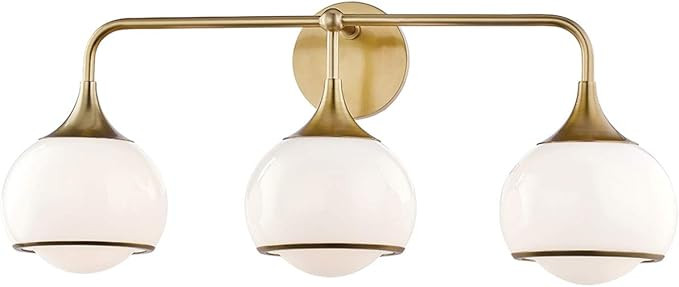 Mitzi H281303-AGB Reese Wall Sconce, Brass | Amazon (US)