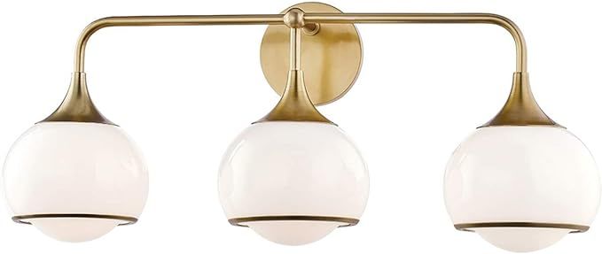Mitzi H281303-AGB Reese Wall Sconce, Brass | Amazon (US)