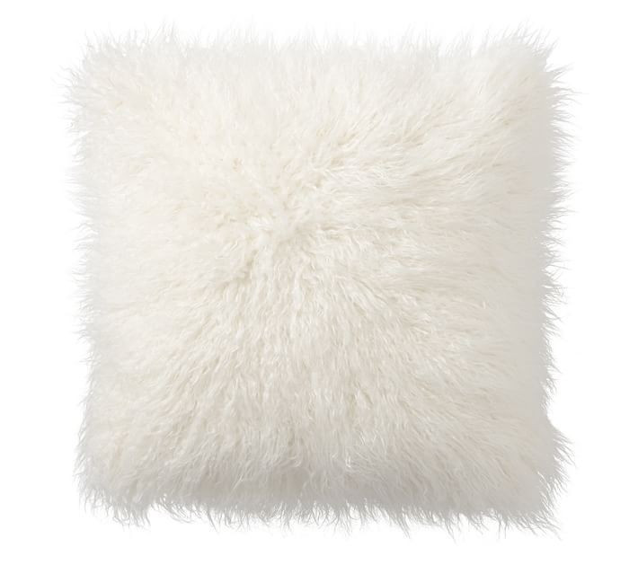 Mongolian Faux Fur Pillow Covers | Pottery Barn (US)