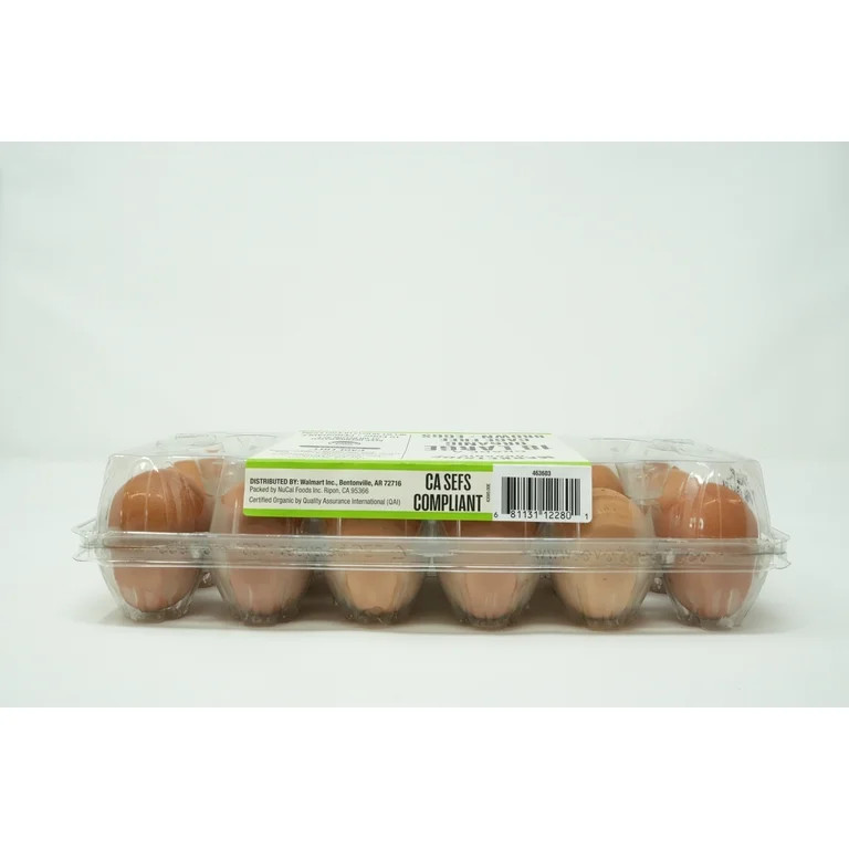 Marketside Organic Cage-Free Brown Large Eggs, 18 Count | Walmart (US)