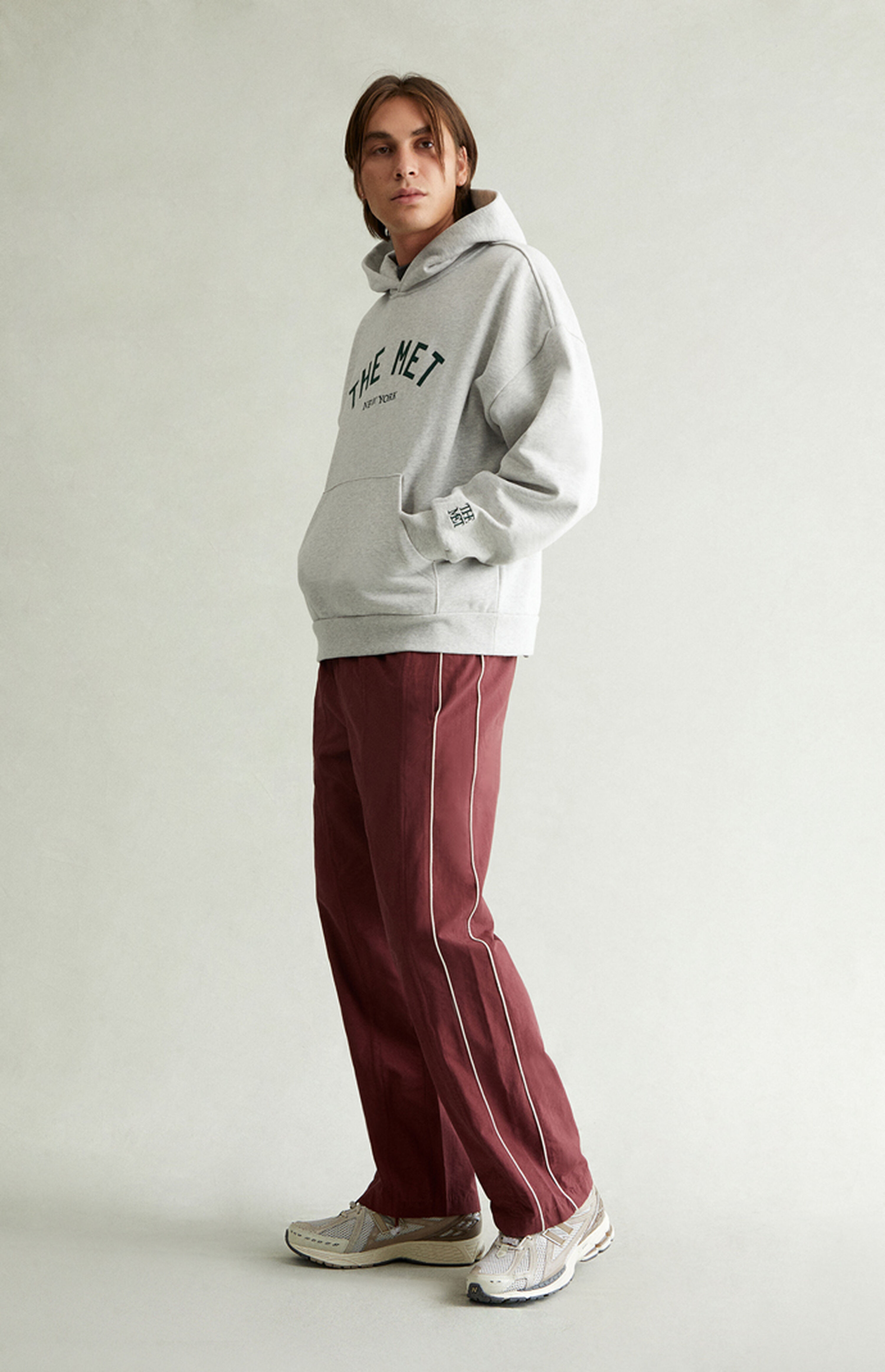 Pacsun Maroon Baggy Track Pants | PacSun
