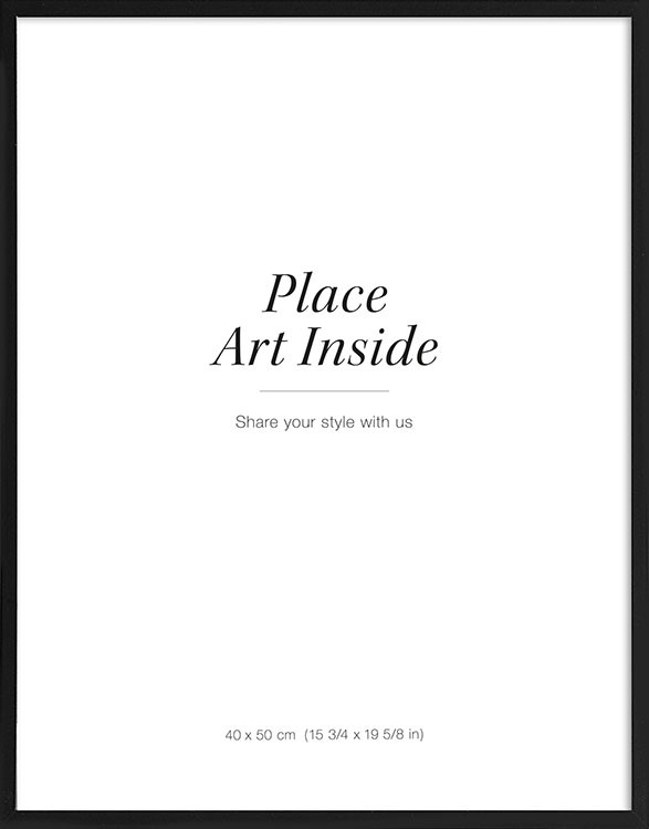 Black picture frame, 16" x 20" in | Desenio