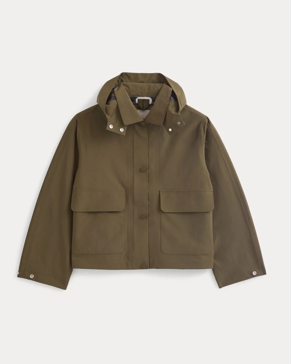 Re:Cycled Nylon Barrel Jacket | Bone | Everlane