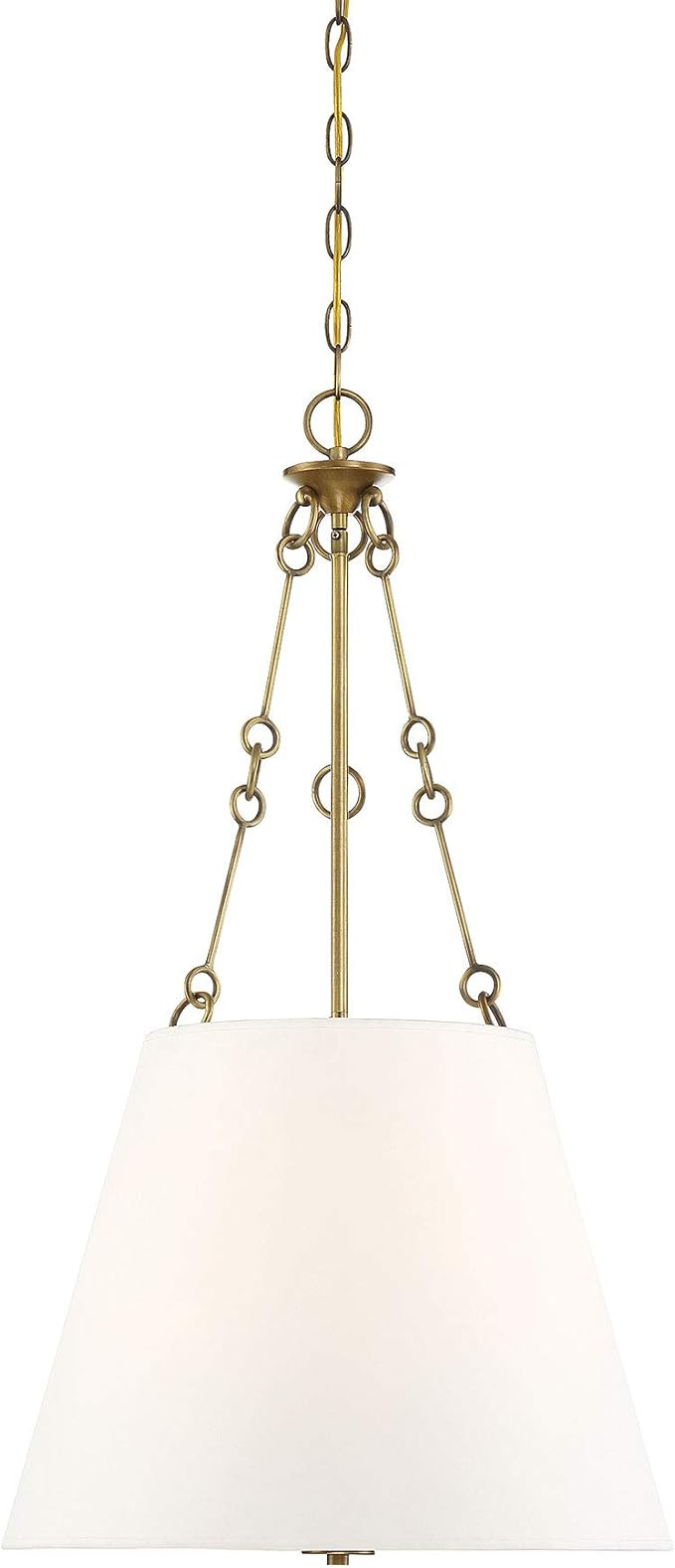 Savoy House 7-2201-4-322 Austin Traditional Bohemian Vintage White Fabric Pendant, 4-Light 240 To... | Amazon (US)