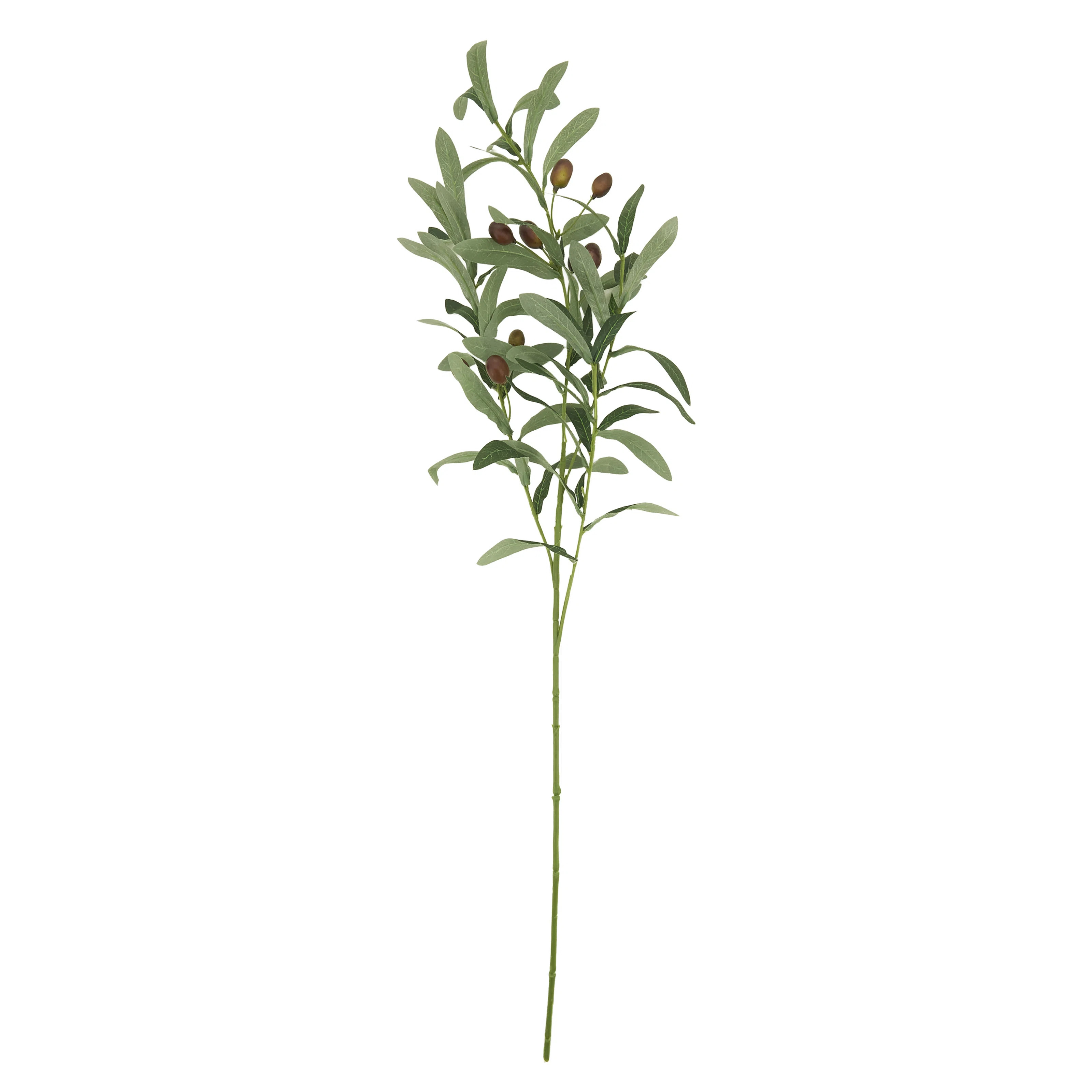 Leclair 29" Artificial Olive Branches (Set of 4) - Realistic Faux Greenery Stems for Vase Arrange... | Wayfair North America