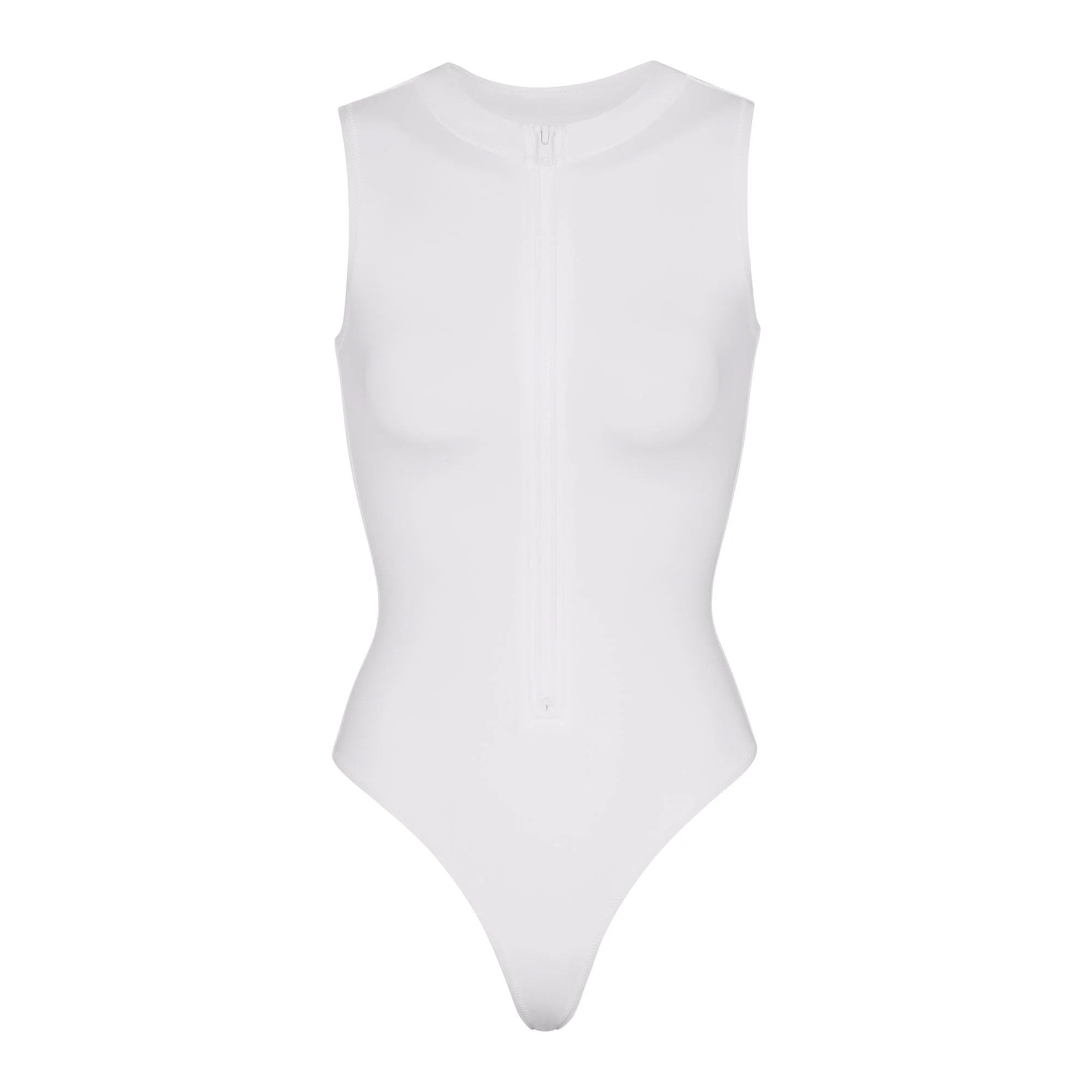 SWIM ZIP FRONT SLEEVELESS ONE PIECE | SKIMS (US)
