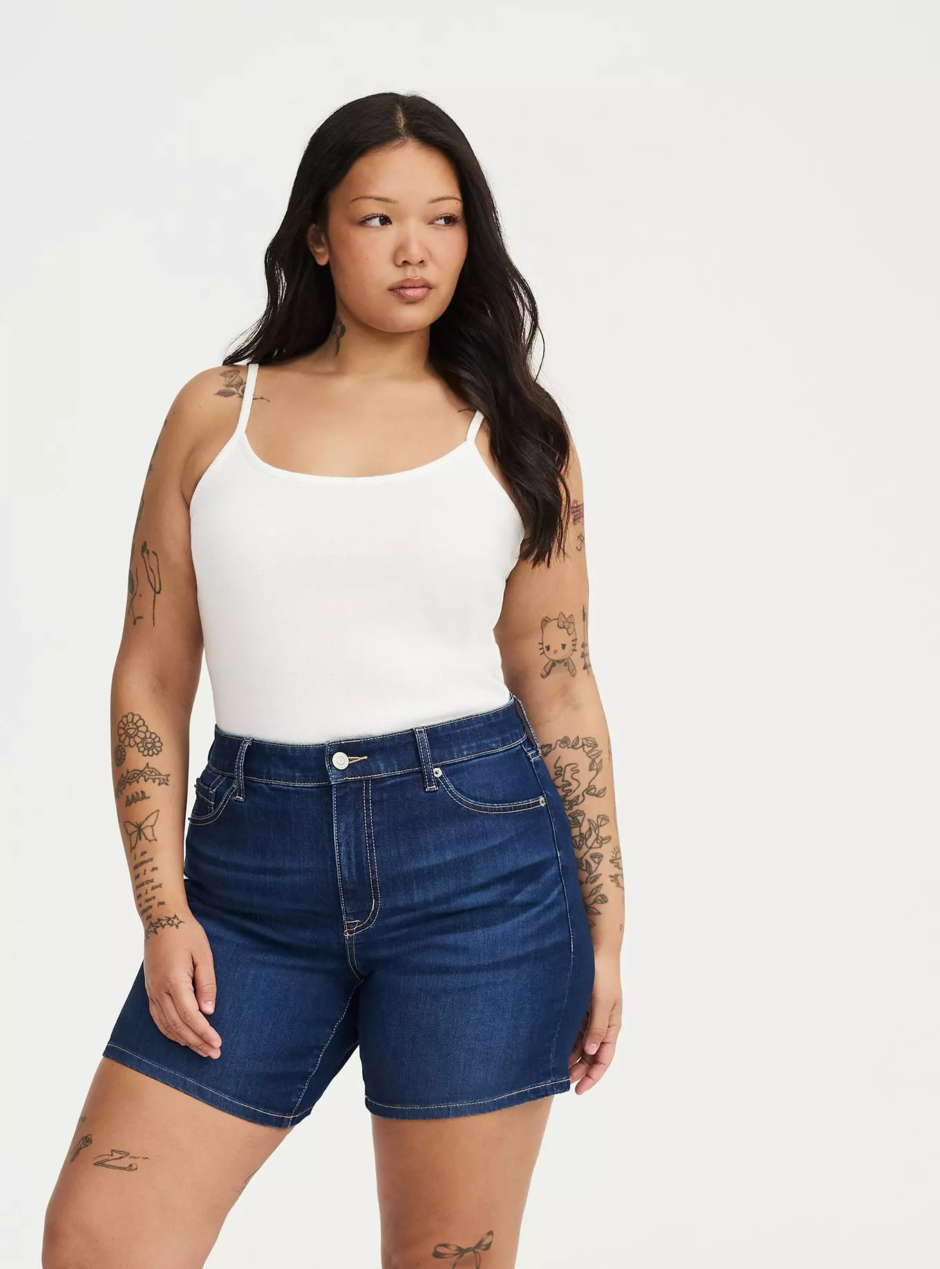 7'' Perfect High-Rise Denim Short | Torrid (US & Canada)