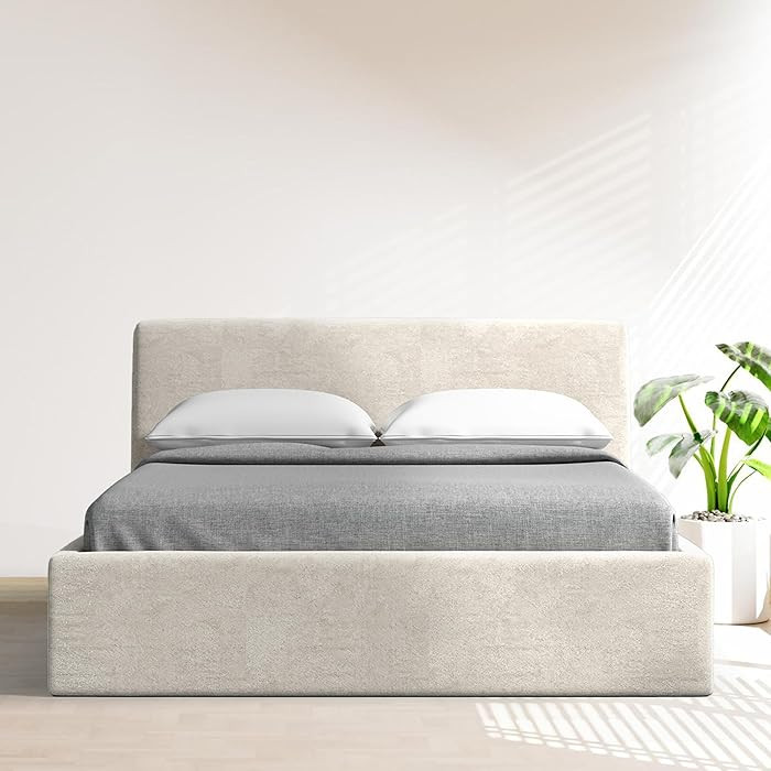 ROVE LAB O2 Bed SmartFoam\u2122 Cloud Frame \u2013 Upholstered, Cloud-Like Bed Frame with Headboa... | Amazon (CA)