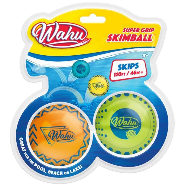 Wahu Super Grip Skimball 2-Pack Green/Orange - Beach & Pool Toy Child/Adult Ages 5+ - Walmart.com | Walmart (US)