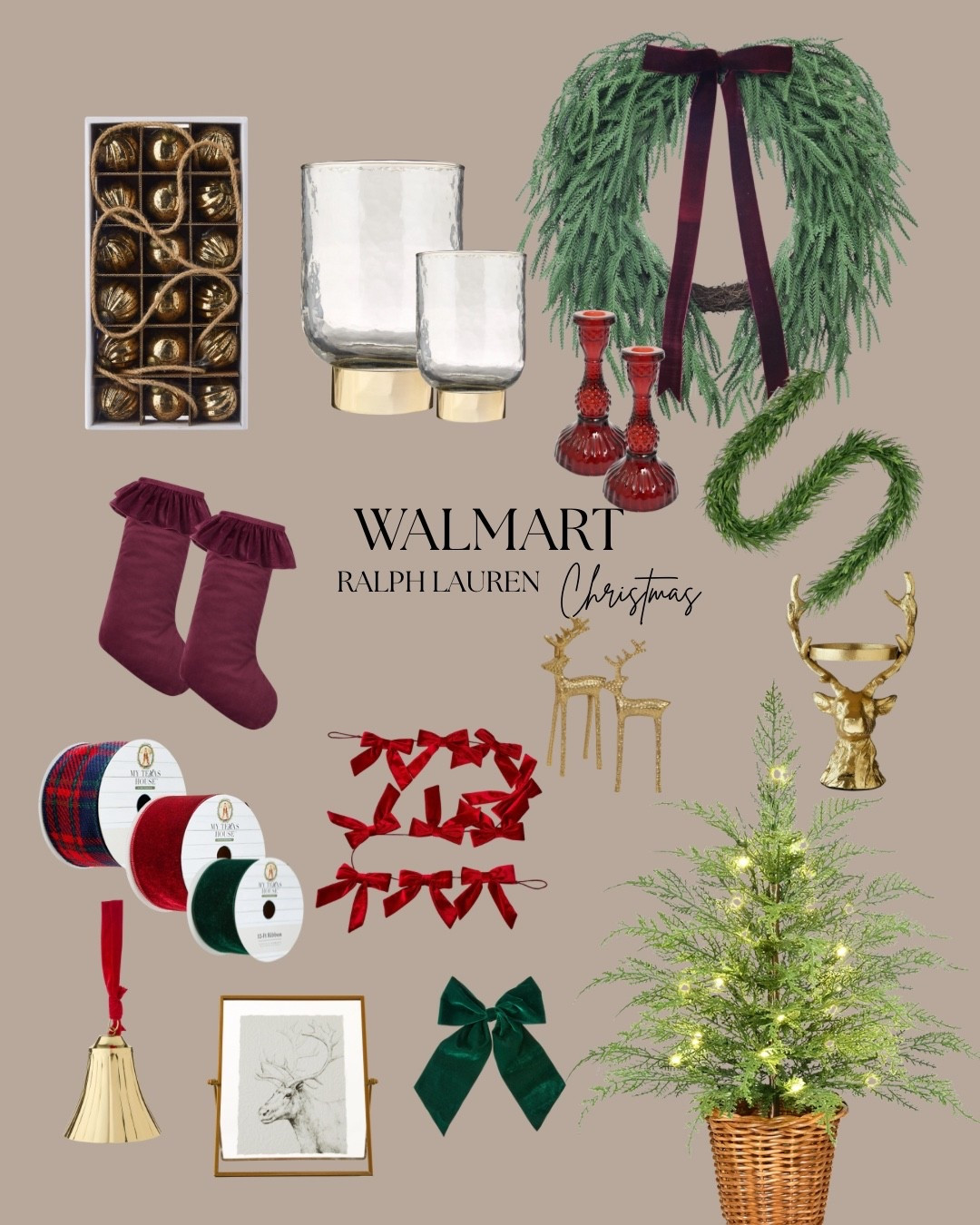 Bringing those Ralph Lauren Christmas vibes without the price tag 🎄
Think classic plaids, rich textures, and cozy charm… all from Walmart!

#LTKSeasonal #LTKHome #LTKHoliday
