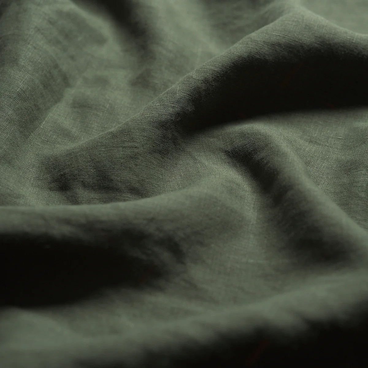 Fern Green 100% Linen Pillowcases (Pair) | Piglet