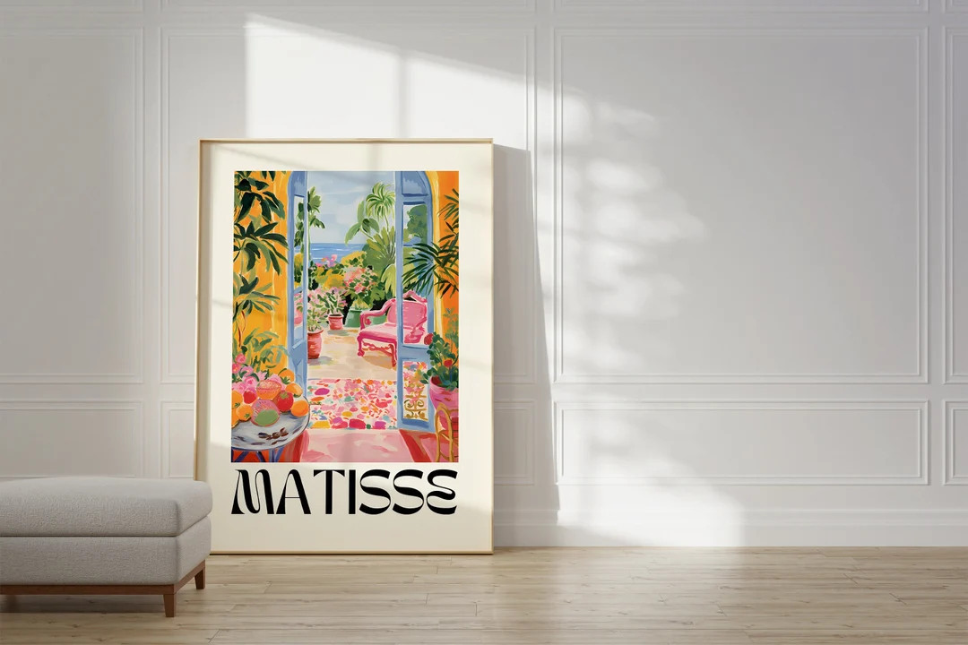 Henri Matisse Print - Aesthetic Matisse Poster for Modern Gallery Exhibition Art, Minimalist Neut... | Etsy (US)