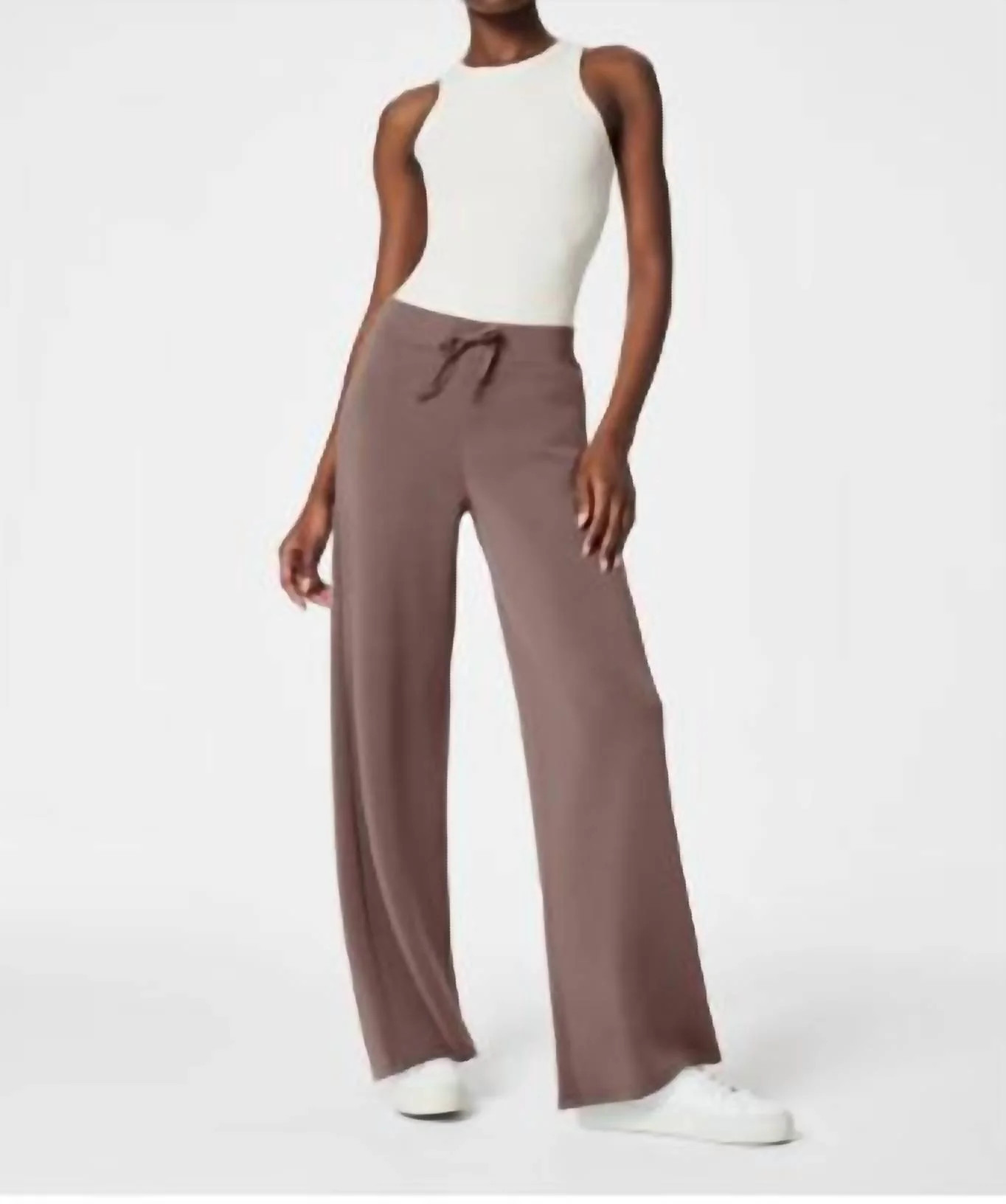 Airessentials Wide Leg Pant In Smoke | Shop Simon