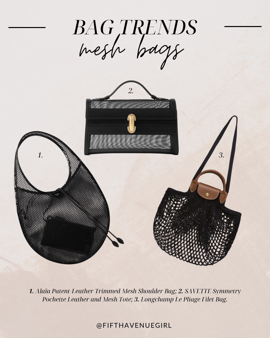 Mesh bags: trend or fad?🤔