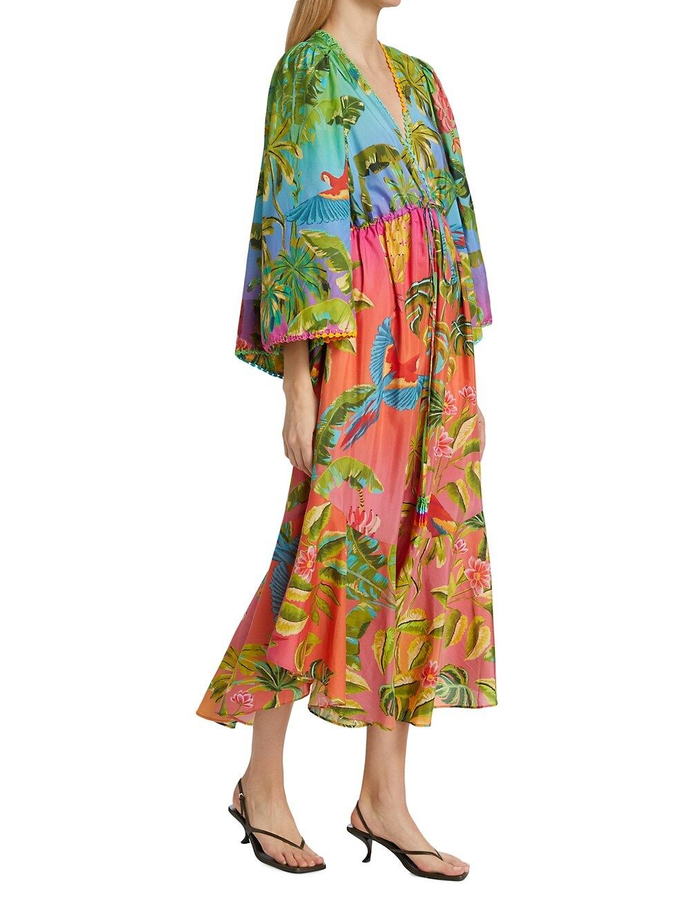 Ombré Forest Ruffle Tunic Dress | Saks Fifth Avenue