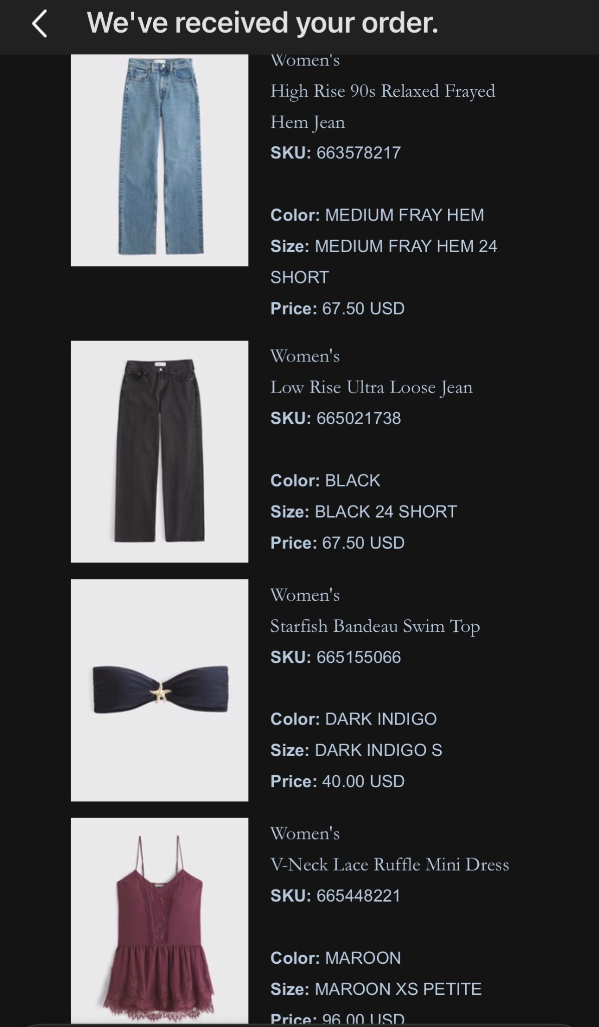 Abercrombie sale order

#LTKPetite #LTKSaleAlert #LTKootd