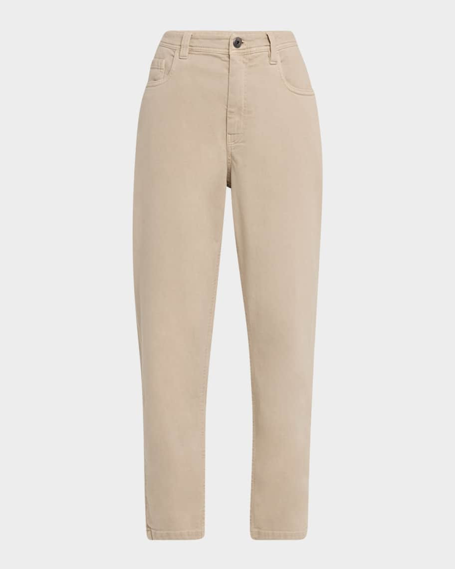 Brunello Cucinelli Stretch Denim Straight-Leg Jeans | Neiman Marcus