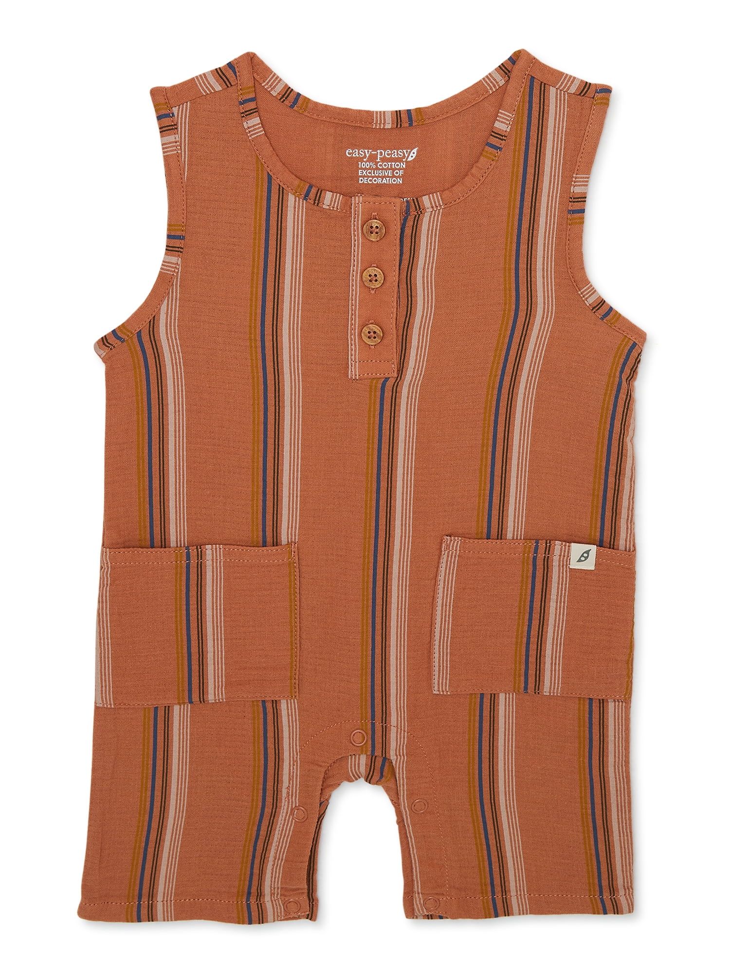easy-peasyeasy-peasy Baby Boys Tank Romper, Sizes 0-24 MonthsUSD$14.00(3.5)3.5 stars out of 2 rev... | Walmart (US)