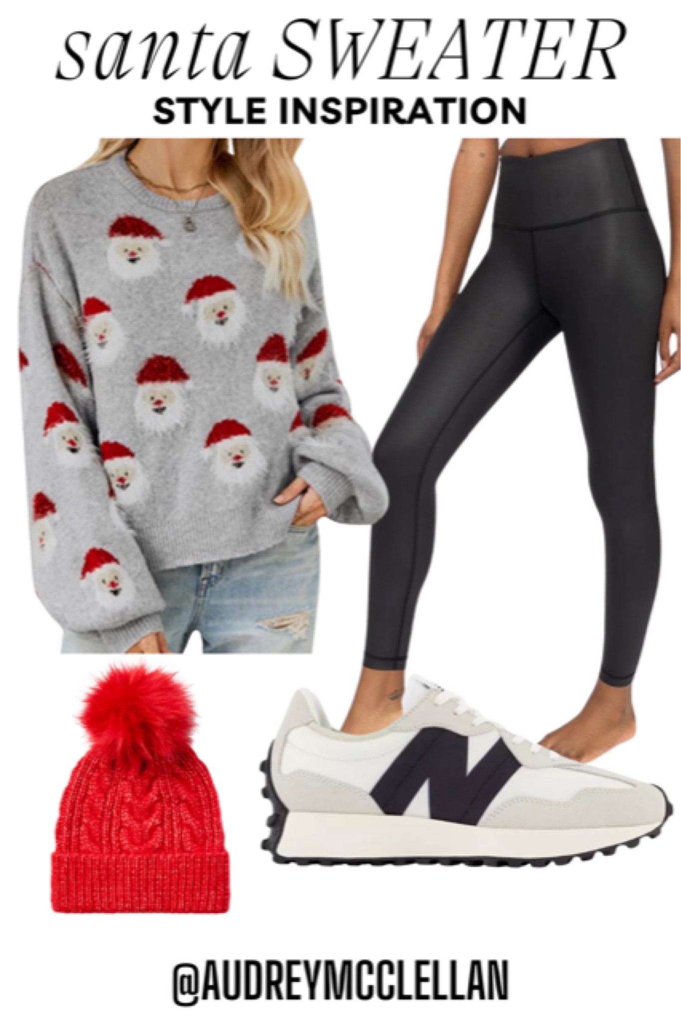 How to style this Santa sweater in a casual way! 🎅❤️🎄

#LTKfindsunder50 #LTKHoliday