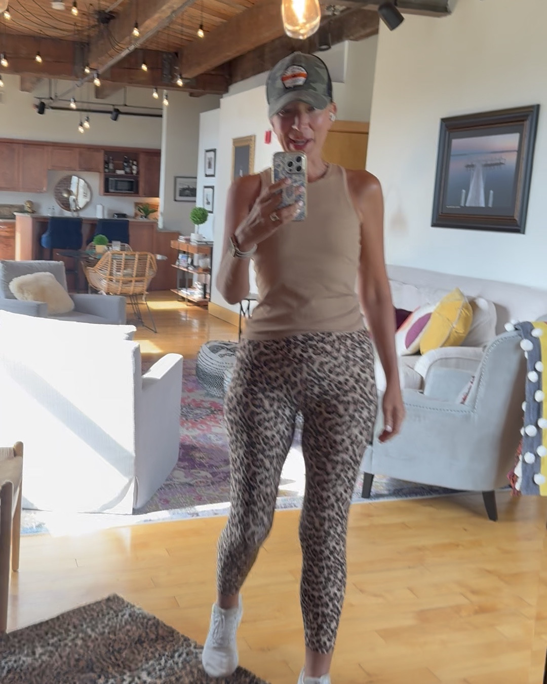 I bought these in the spring and I love them! Tight, but not too tight, and super soft. 
They are 50% off right now, and it looks like most sizes (I’m wearing a medium) are in stock! 🐆🐆 

#LTKActive #LTKFindsUnder50 #LTKSaleAlert