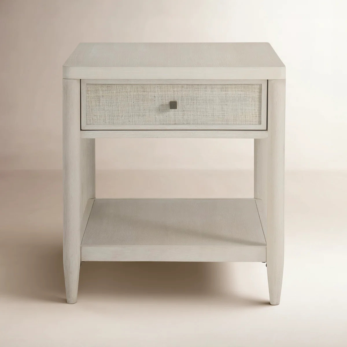 Shannen 24" H Solid and Manufactured Wood End Table with Lower Shelf | Wayfair North America