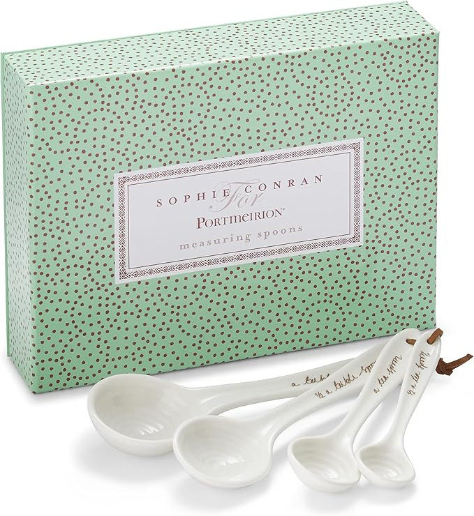 Portmeirion Sophie Conran Measuring Spoons, Set of 4 - Fine Porcelain Nesting Utensils with Hand-... | Amazon (US)
