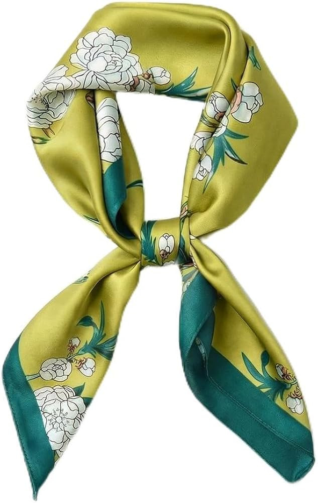 corciova Women\u2019s Square Scarf 27.5 in (70 x 70 cm), Satin-Feel Polyester, Lightweight Fashio... | Amazon (US)