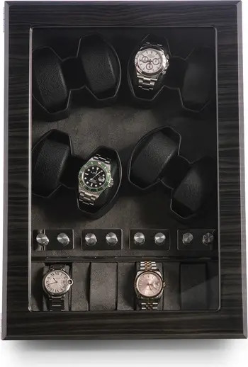 Bey-Berk Louis Ash 8-Watch Winder & Case | Nordstrom | Nordstrom